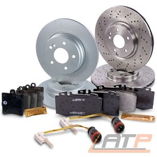 BREMSSCHEIBEN+BREMSBELÄGE BREMSKLÖTZE VORNE+HINTEN FÜR MERCEDES SLK R171 350 -11