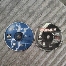 Descent & Descent Maximum Bundle (PlayStation 1 PS1, 1995 & 1997) Discs Only 
