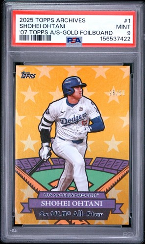 Shohei Ohtani [Gold] #07AS-1 2025 Topps Archives 2007 All-Stars card