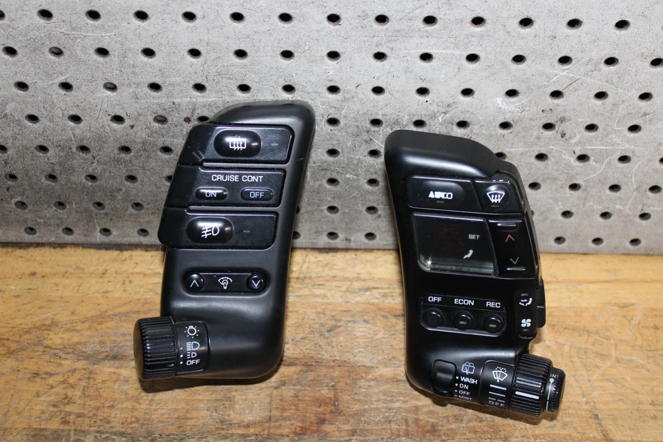 OEM NISSAN 300ZX Z32 1990-96 JUEGO TABLERO DIGITAL AIRE ACONDICIONADO CALEFACCIÓN INTERRUPTOR DE CONTROL DE CLIMA Foto 4 de 4