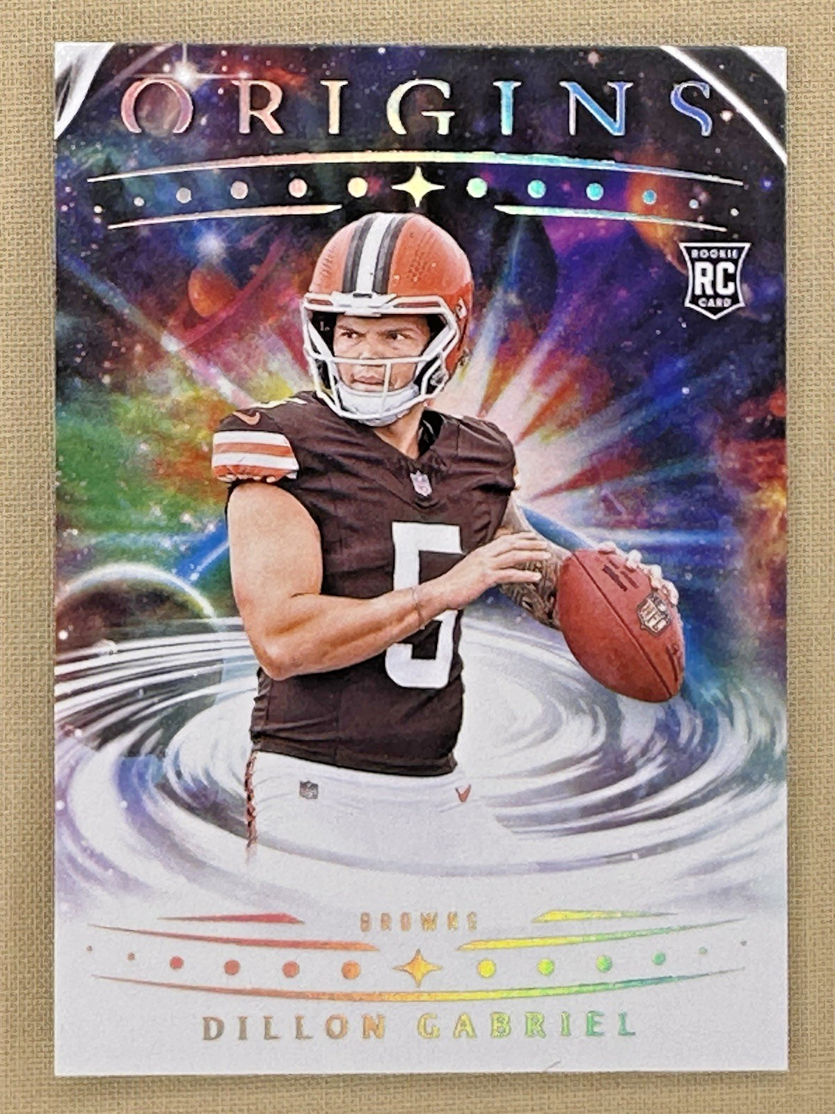 2025 Panini Origins Dillon Gabriel RC Cleveland Browns rookie QB #115