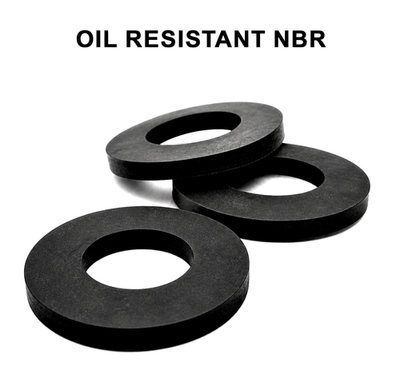 #ad 5 8quot; ID x 1quot; OD x 1 8quot; Thick NBR Rubber Flat Washers Oil Resistant Automotive $13.95
