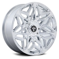 Dub Dc274 Anomaly Wheel 24x10 15 5x114.3 74.1 Chrome Single Rim