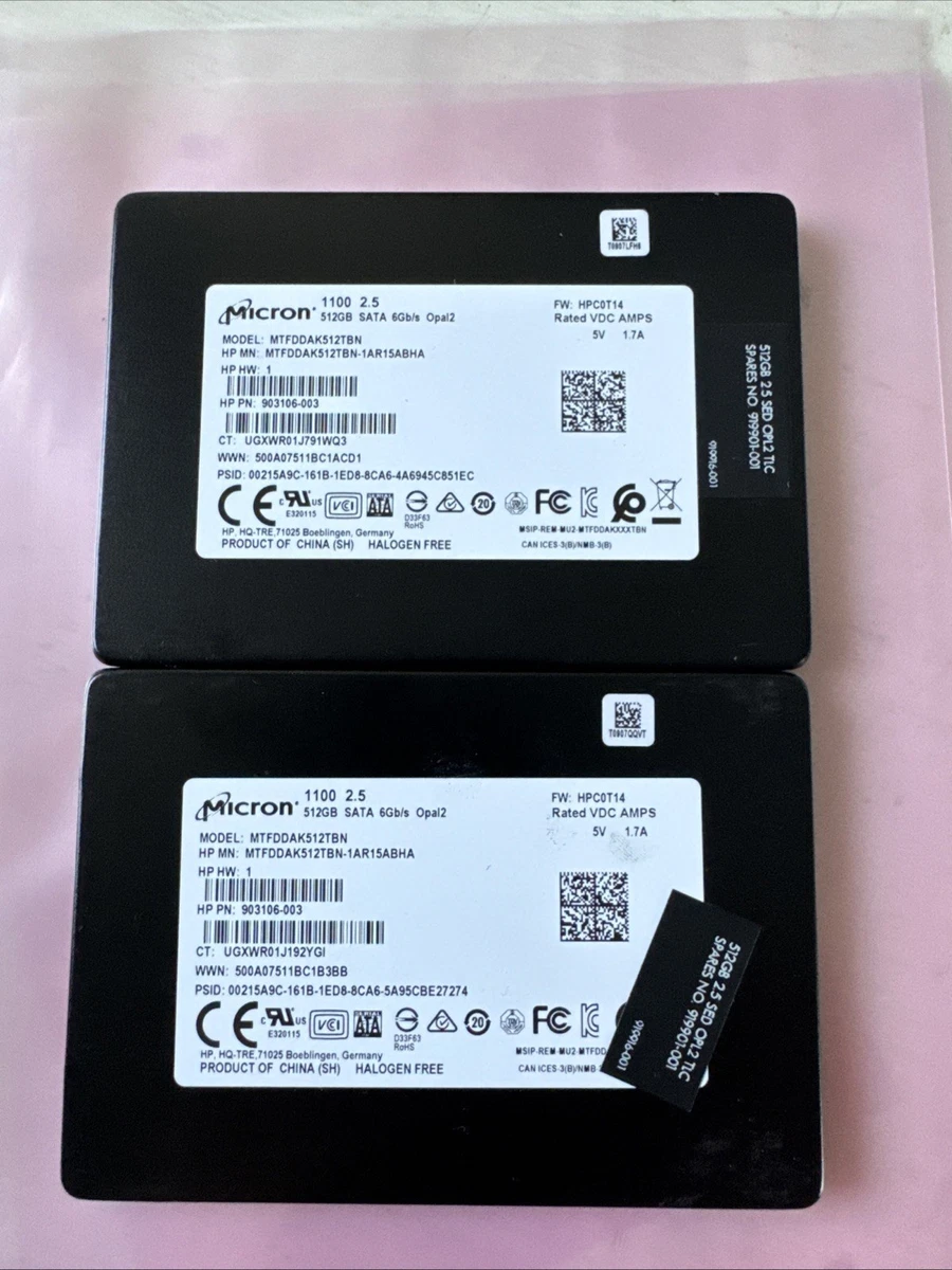 25+ Micron 512 GB Solid State Drives for sale | Updated Oct 2026