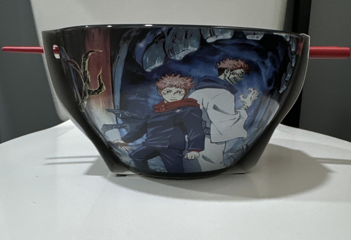Bioworld Jujutsu Kaisen Yuji And Sukuna 20 oz Ramen Bowl With