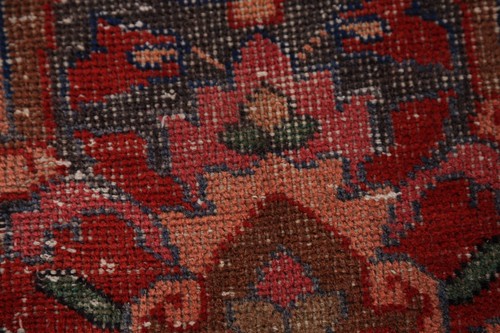 Vintage Floral Lilihan Traditional Area Rug 4x7 Wool Hand-knotted Red Carpet - Picture 10 of 21