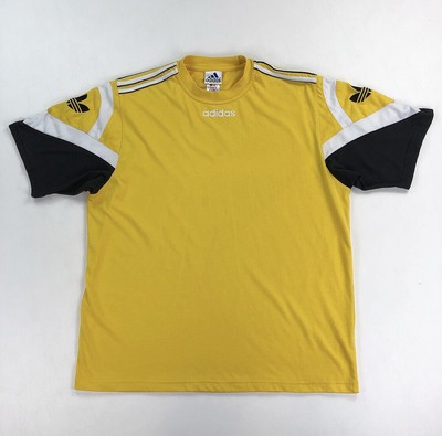 adidas retro t shirt yellow