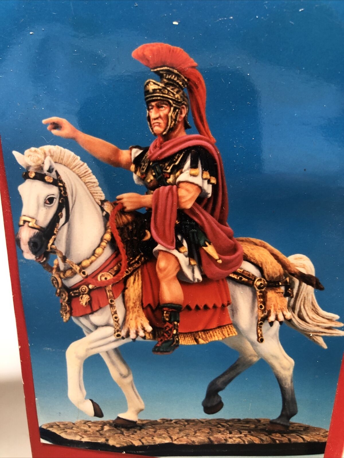 Andrea Miniatures 54mm Mounted Roman General 125 AD metal figure kit