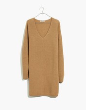 Madewell Relaxed V-Neck Sweater Dress