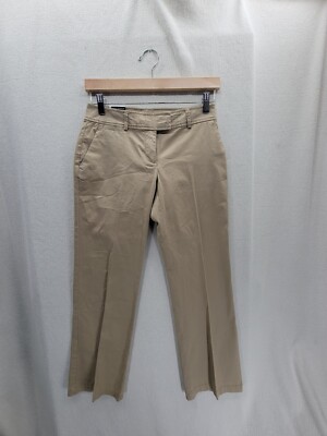 NWT NY&C Curvy Bootcut Sits at lower waist Beige Pockets $44 Pants Petite Size-0