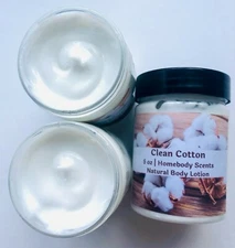 5 oz Clean Cotton Natural Body Lotion, Cotton Body Lotion, Body Cream