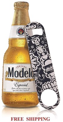 MODELO ESPECIAL DIA DE LOS MUERTOS 1 METAL BEER BOTTLE OPENER NEGRA NEW