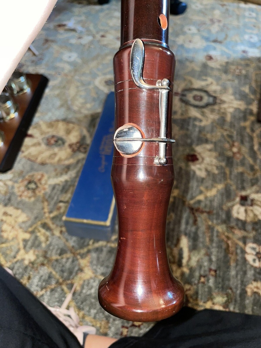 Vintage Alexander Heinrich Blockflöte Dark Brown Wooden Recorder
