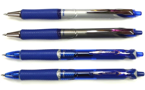Pilot 'Acroball' Blue ink ball point pen fine or medium in 2 styles