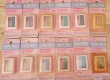 Vintage Maybelline Shine-Free Coloribbons Eye Shadow *CHOICE Teal Out LAZY LILAC