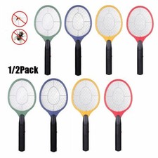 Electric Mosquito Swatter Zapper Racket Handheld Bug Insect Pest Wasp Killer