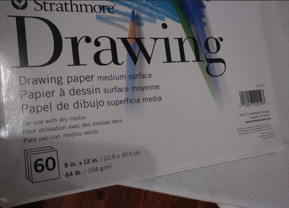 Drawing Essential Kit with Sketch Book Paper Pad 44 Sheets 9"x12" Art Supplies - Image 2 of 4
