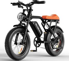 20" Adult Electric Bike 33mph 1500W 48V/15.6Ah E-Bike Off-Road up to 70 Miles