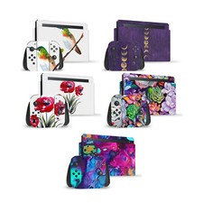 OFFICIAL MAI AUTUMN ART MIX VINYL STICKER SKIN DECAL FOR NINTENDO SWITCH BUNDLE