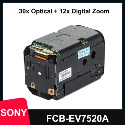 SONY FCB-EV7520A 30X Optical +12X Digital Zoom FHD Colour Block Camera Module