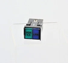 EAO OLTEN 41-461.036 ILLUMINATED RECTANGULAR PUSHBUTTON ACTUATOR SWITCH