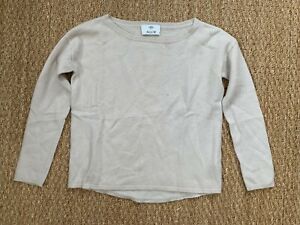 Allude Cashmere Boat Neck Cream Sweater Size Xs Ebay