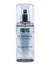 BATH  BODY WORKS PLATINUM FINE FRAGRANCE MIST BODY SPRAY 2.5 FL OZ / 75 mL NEW