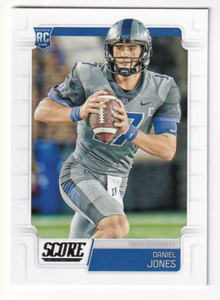 2019 PANINI SCORE FOOTBALL DANIEL JONES ROOKIE CARD NO. 331 NEW YORK GIANTS