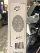 SOLAR STAT REMOVABLE REUSABLE STATIC CLING WINDOW VINYL "AS SEEN ON TV" Rose