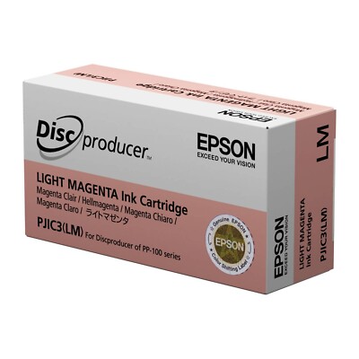 Epson Original PJIC3 Light Magenta Tintenpatrone, Discproducer PP-100, PJIC3 (LM)