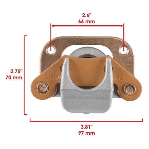 Brake Caliper w/ Pad & Line for Polaris 300 1994 1910174 1910233 Front Left - Picture 2 of 8