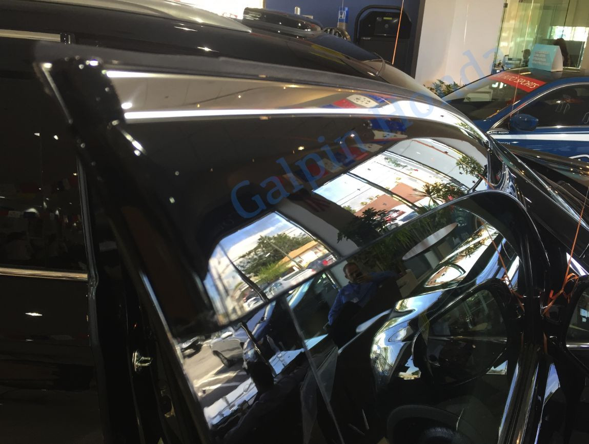 Genuine OEM Honda Chrome Door Visor Set – Fits Pilot 2016-2022 & Passport 2019-2020, 4-Piece