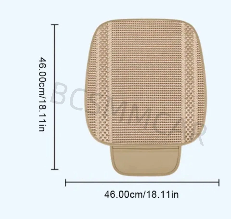 Funda de asiento cojín almohadilla transpirable alfombrilla protector interior coche para cuatro estaciones Foto 2 de 4
