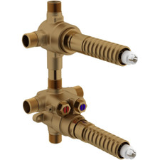 Rohl R1052BD 1/2" Thermostatic Rough-In Valve With Two Outlet Dedicated Diverter