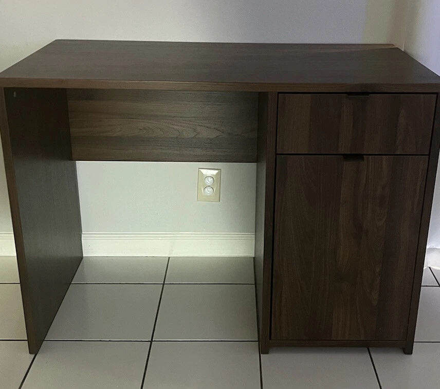 Brannandale Desk with Door and Drawers Walnut Project 62 eBay