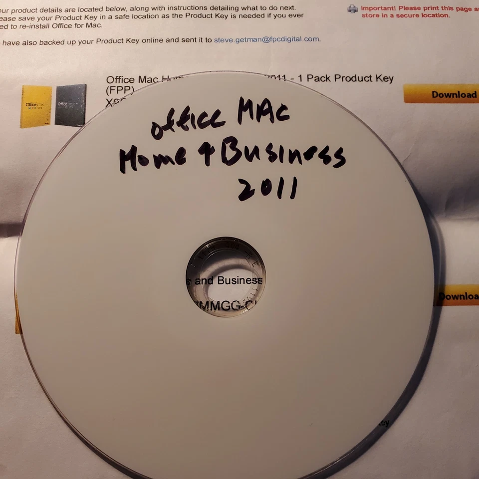 Microsoft Office MAC 2011 Home & Business Full Version English Read Descriptions - Image 2 of 3