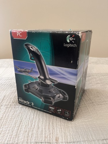 Logitech Attack 3 Joystick Controller (PC/Mac) - Picture 1 of 4