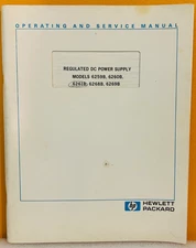 HP 5950-1766 Regulated DC Power Supply Models 6259B/6260B etc. Service Manual.