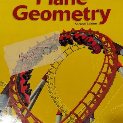 Abeka Plane Geometry Textbook Book English Mathematics - Second Edition