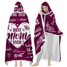 Warmstorey Best Mom Ever Blanket Hoodie Mothers Day Birthday Gift for Mom 8211