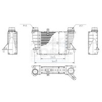 LadeluftküHler FüR Nissan Note Nv200 Evalia Renault Clio Iii 05-14 144618748R