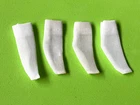 Vintage Barbie SKIPPER White Tricot SOCKS - 2 PAIRS - EXC.  (1960s)