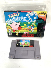 Kirby's Avalanche (Super Nintendo Entertainment System, 1995) Snes Game And Box 