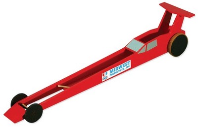 Model Activity Kits-Dragster 11.375''X1.25'' - 3 Pack