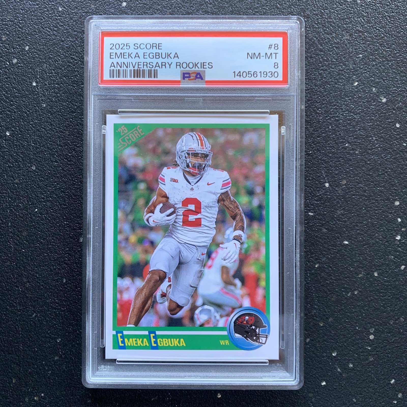 Emeka Egbuka Panini Score Anniversary Rookies #8 Base