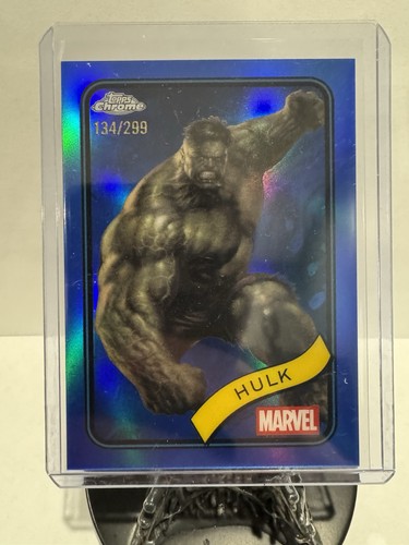 2025 Topps Chrome MCU Hulk Blue /299