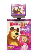 Masha E Orso Momenti Magici: Album Vuoto Più Box da 50 Bustine Panini