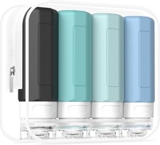 Travel Bottles for Toiletries, Tsa Approved 3oz Travel Size Containers, Leak