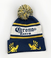 Unisex Corona Extra Winter Beanie       Embroidery  Pom Pom With Logo Design   