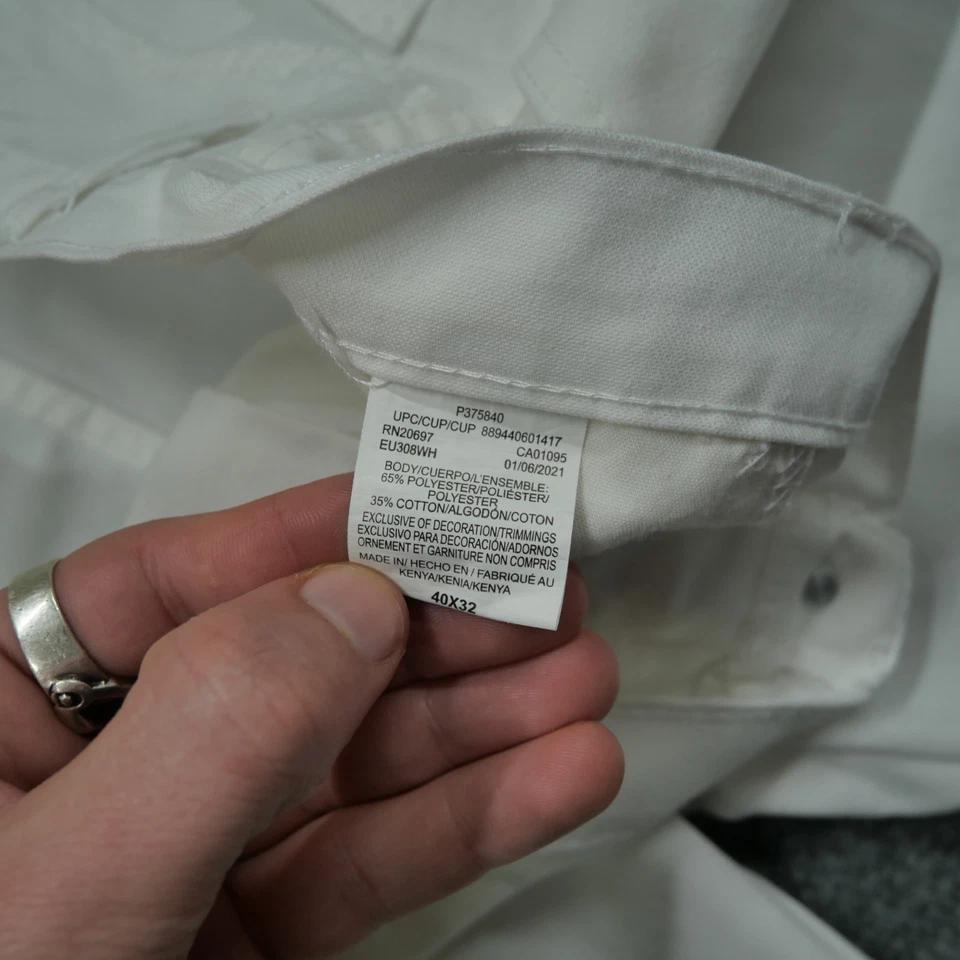 Pantalones Dickies para hombre 40x32 blancos pintores ropa de trabajo Foto 4 de 4